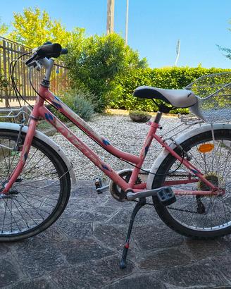 bici Mountain bike 24 Atala da bambina con cestino