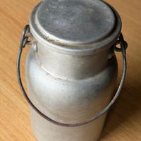 Bidoncino alluminio per trasporto latte