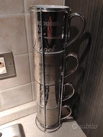 Tazze impilabili in porcellana 