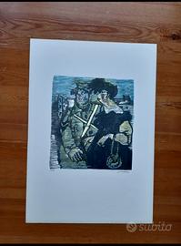 Xilografia Originale Mino Maccari