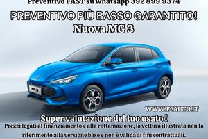 Mg MG3 , Nuova da configurare !