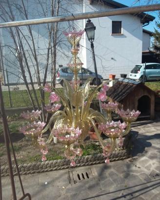 lampadario murano anni 50