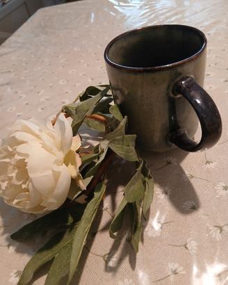tazza da colazione in terracotta 