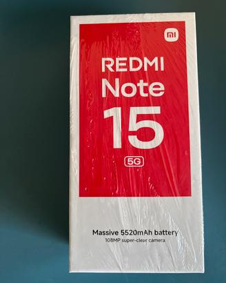 Xiaomi Redmi Note 15 5G – 256GB – NUOVO