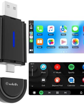 Adattatore wireless Apple CarPlay Android Auto