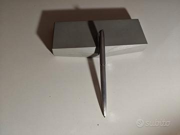 Penna a sfera AURORA vintage argentata satinata