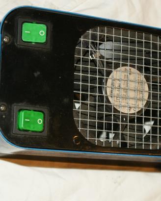 Aspiratore e luce per saldare