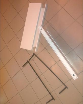 mensole con cassetto di 1 cm