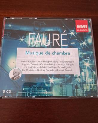 Fauré,  musica da camera, 5 cd