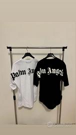 T-shirt Palm Angels Bianco/Nero dalla S alla L
