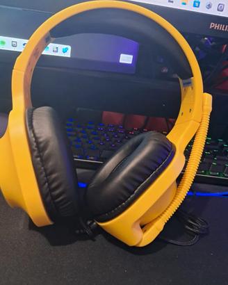 CUFFIE GAMING SADES CON MICROFONO