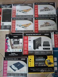  Lotto Accessori PC Nuovi – NAS, PCI, Box HDD, DVD