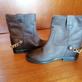 Stivaletti pelle marrone 36