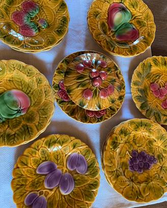 Servizio a dessert anni 50 francese in barbotine