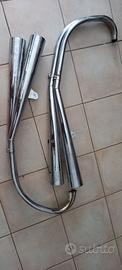 impianto scarico completo honda cb 500 four 