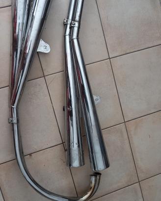 impianto scarico completo honda cb 500 four 
