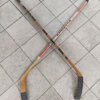 mazze da hockey autografate (Alleghe anni '90)