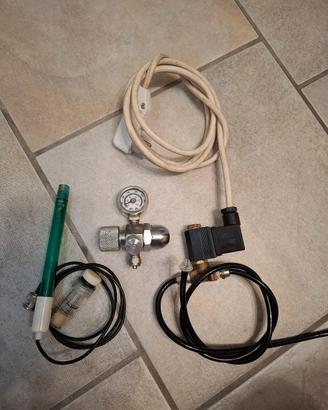 riduttore di pressione co2 più elettrovalvola 