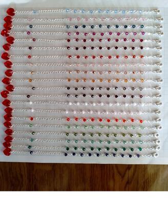 20 Bracciali in Cristallo Swarovski® 4mm B