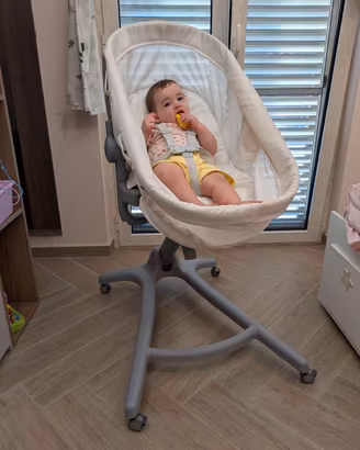 Baby Hug Pro 5 In 1 Air Chicco White Cream
