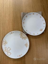 Set 2 pz piatti piani thun serie elegance