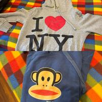 Felpa I love NY e paul frank oroginali