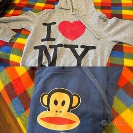 Felpa I love NY e paul frank oroginali