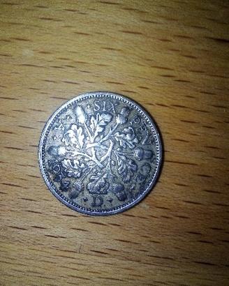 Moneta da 6 pence