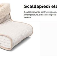 scaldapiedi elettrico con 3 livelli di temperatura