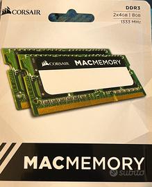 Corsair RAM 2x4GB DDR3 per Apple