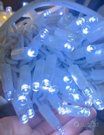 Luci LED Bianche da Esterno 100 Lampadine 10 Metri