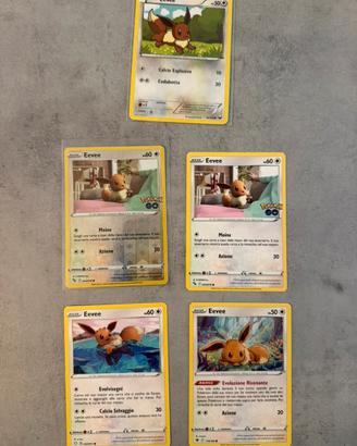 Lotto Carte Pokémon Eevee