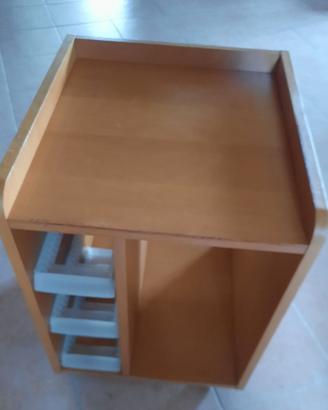 MOBILETTO IKEA X CASE PC e PORTA CD-ROM SU ROTELLE