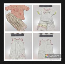 Set 5 pezzi bambina 3 mesi