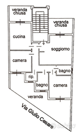 Ampio appartamento con terrazza posto auto cantina
