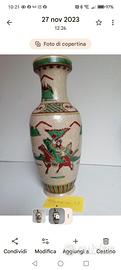 vaso  Cinese ceramica Nanking. 