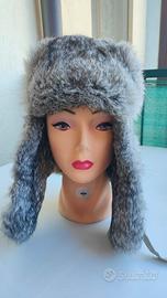Cappello Colmar modello Ushanka in Vera Pelliccia 