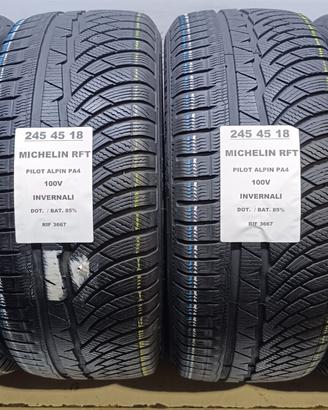 4 GOMME 245 45 18 MICHELIN RFT INV RIF3667