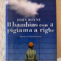 Libri per bambini il bambino con il pigiama a righ