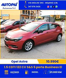 Opel Astra 1.5 CDTI 122 CV S&S 5 porte Business El