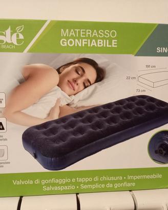 materasso gonfiabile singolo  nuovo 