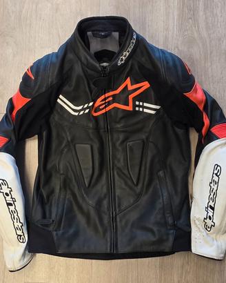 TUTA IN PELLE MOTO ALPINESTAR CHALLENGER V2 2PC