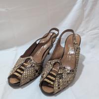 scarpe in vero pitone