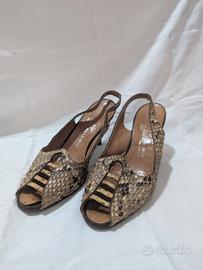 scarpe in vero pitone