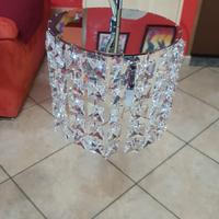 lampadario con cristalli