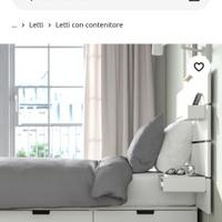 letto singolo con cassettiera ikea