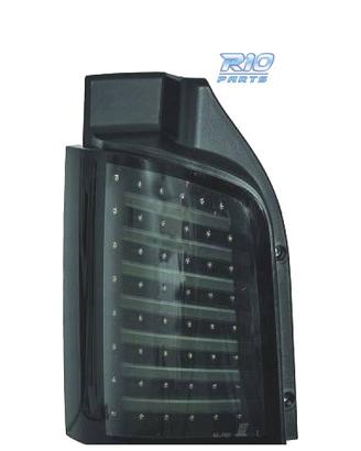 FANALI A LED NERI PER VOLKSWAGEN VW T5 2P MULTIVAN