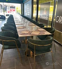 tavol piano top pietra sinterizzata arredo locali 