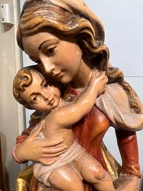 Statua Madonna con bambino