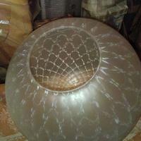 PLAFONIERA SFERICA IN VETRO PER LAMPADARIO SOSPESO